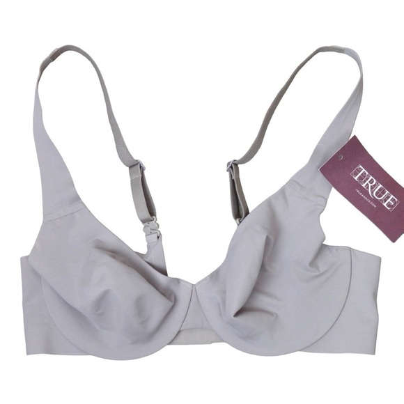 32B True & Co True Body Lift Underwire Bra, Mink Color NEW - Picture 1 of 8